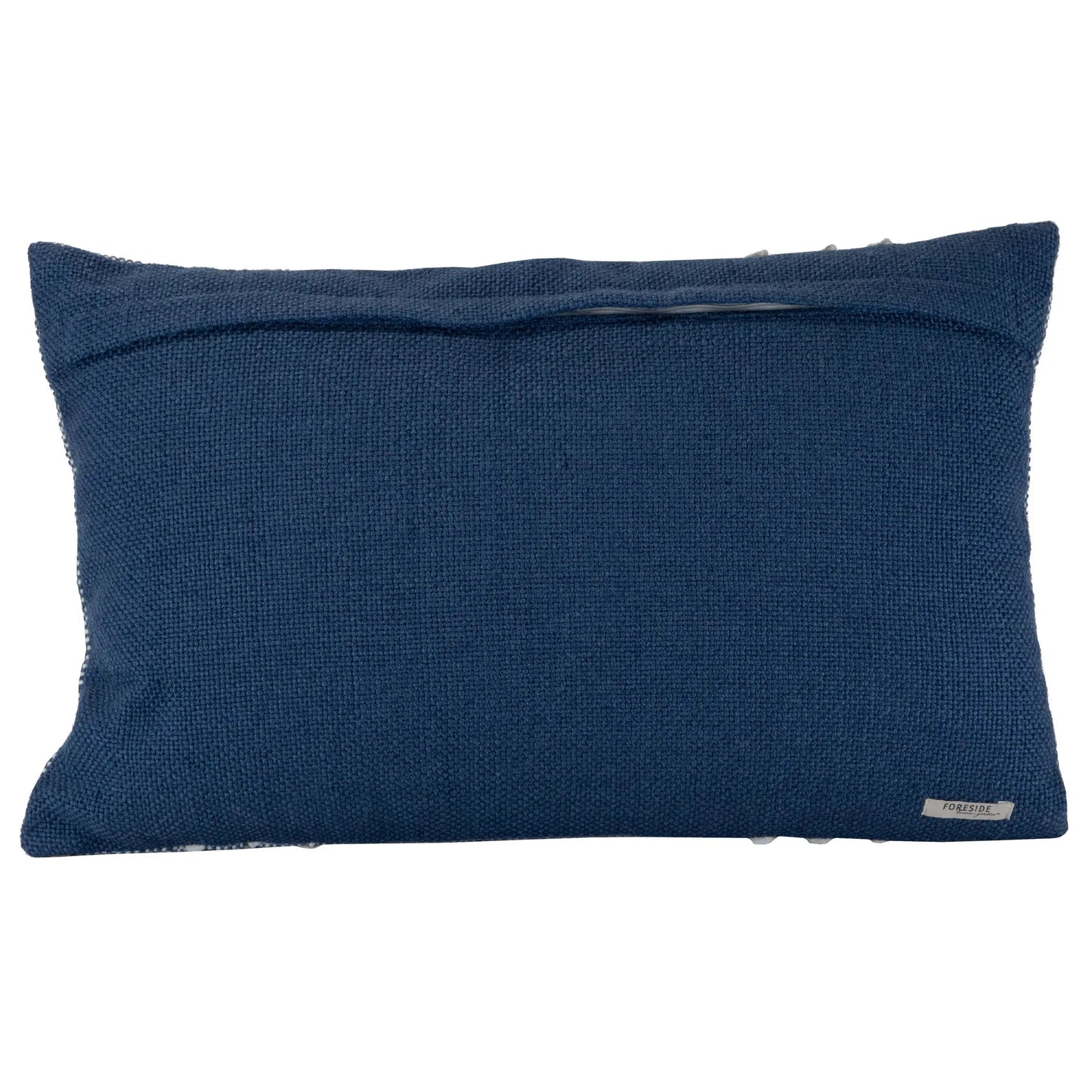 Blue with White Stripes on Side Hand Woven Indoor/ Outdoor Linett Pillow