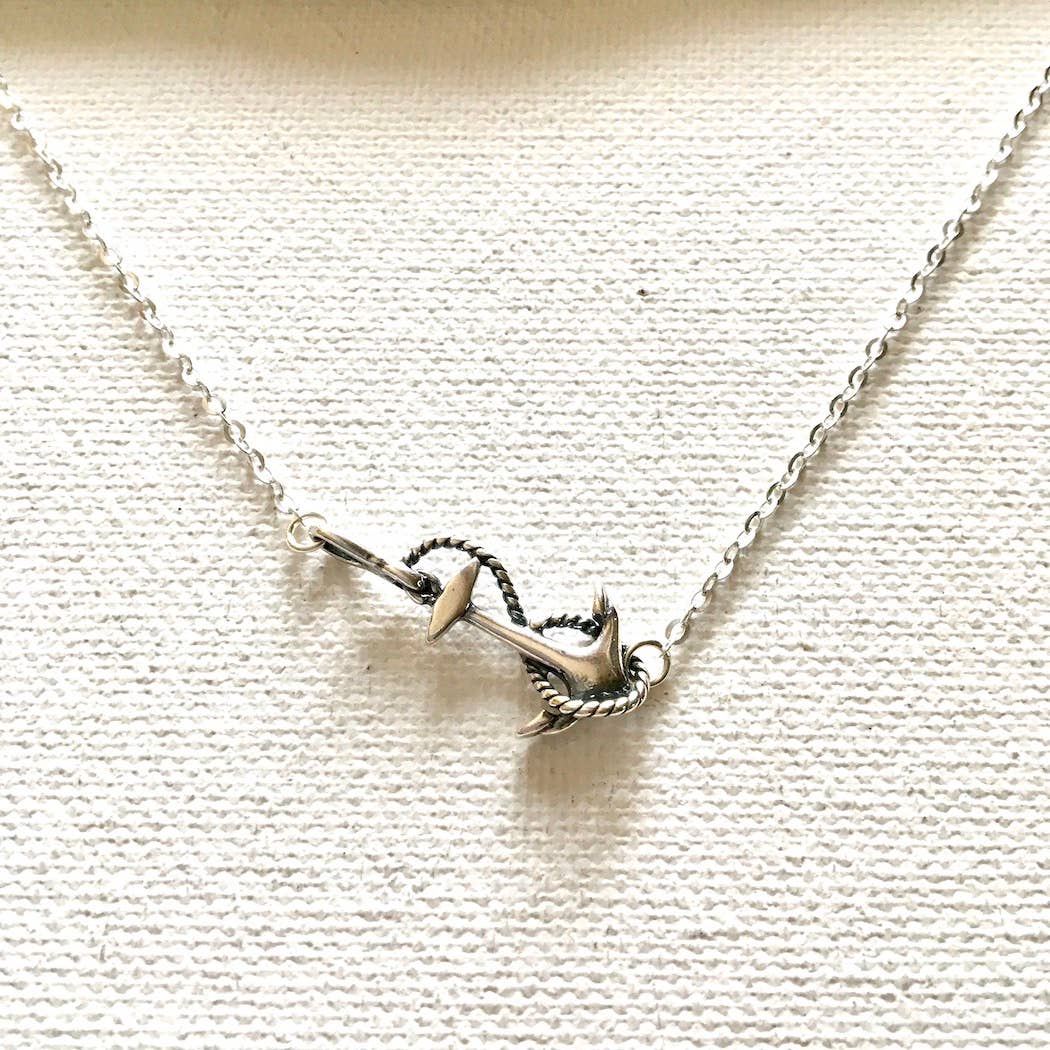 Jackie Gallagher Designs - Angled Anchor Necklace