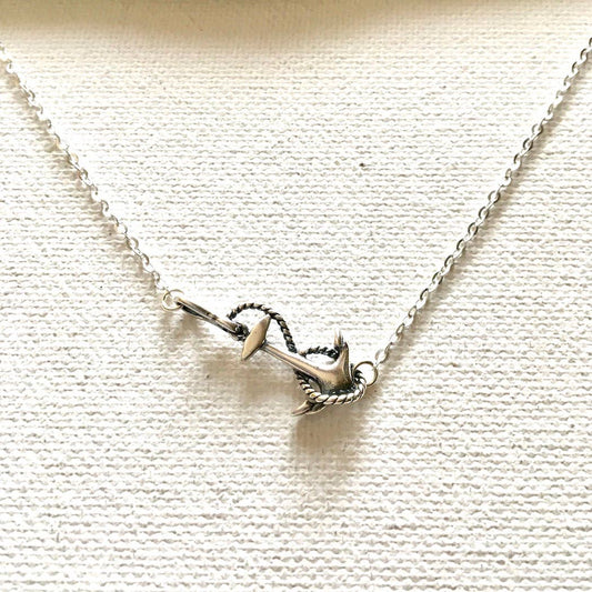 Jackie Gallagher Designs - Angled Anchor Necklace