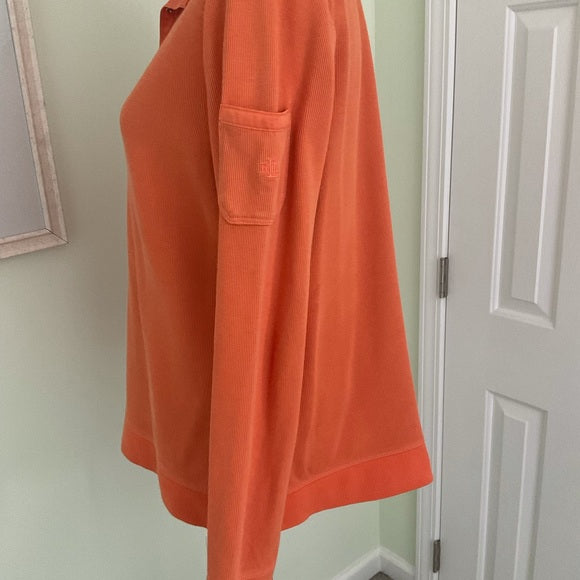 Ralph Lauren orange pullover top