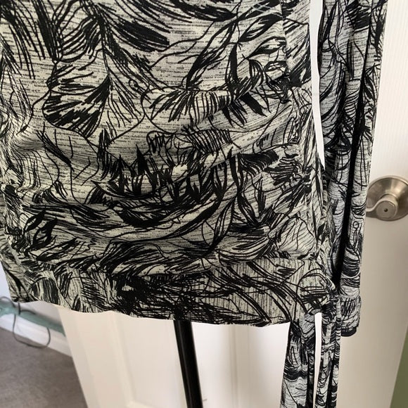 Coldwater Creek faux wrap top