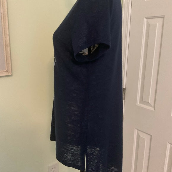W5 navy blue tunic