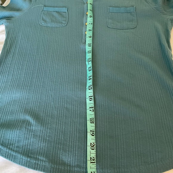 Chaps ribbed long sleeve top
