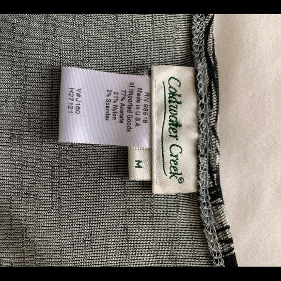 Coldwater Creek faux wrap top