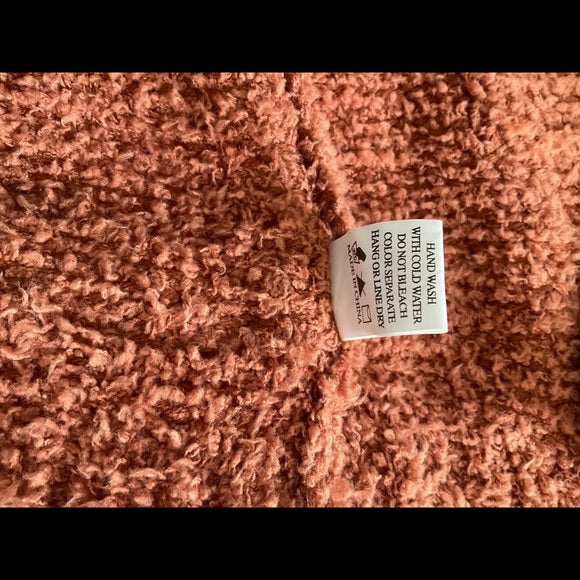 Debut orange sweater wrap