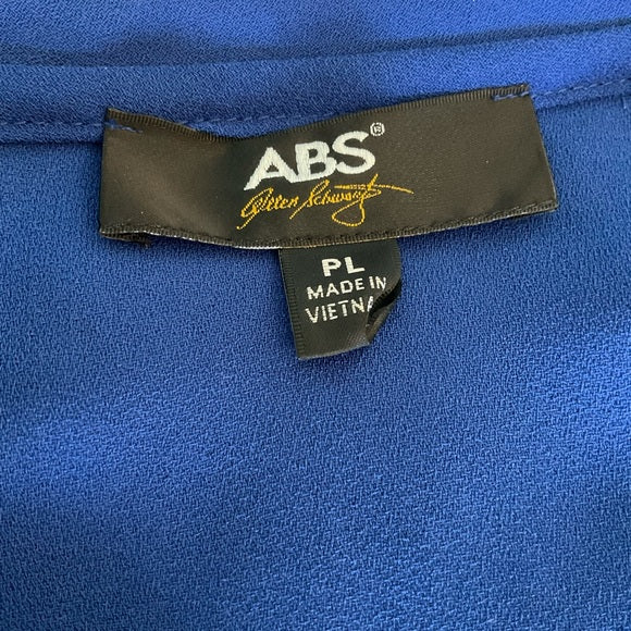ABS by Allen Schwartz Royal blue s/s tank