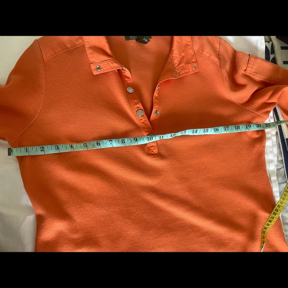 Ralph Lauren orange pullover top