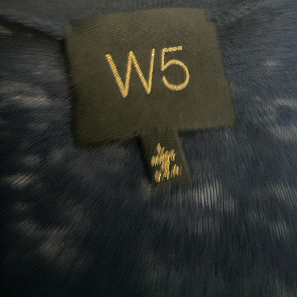 W5 navy blue tunic