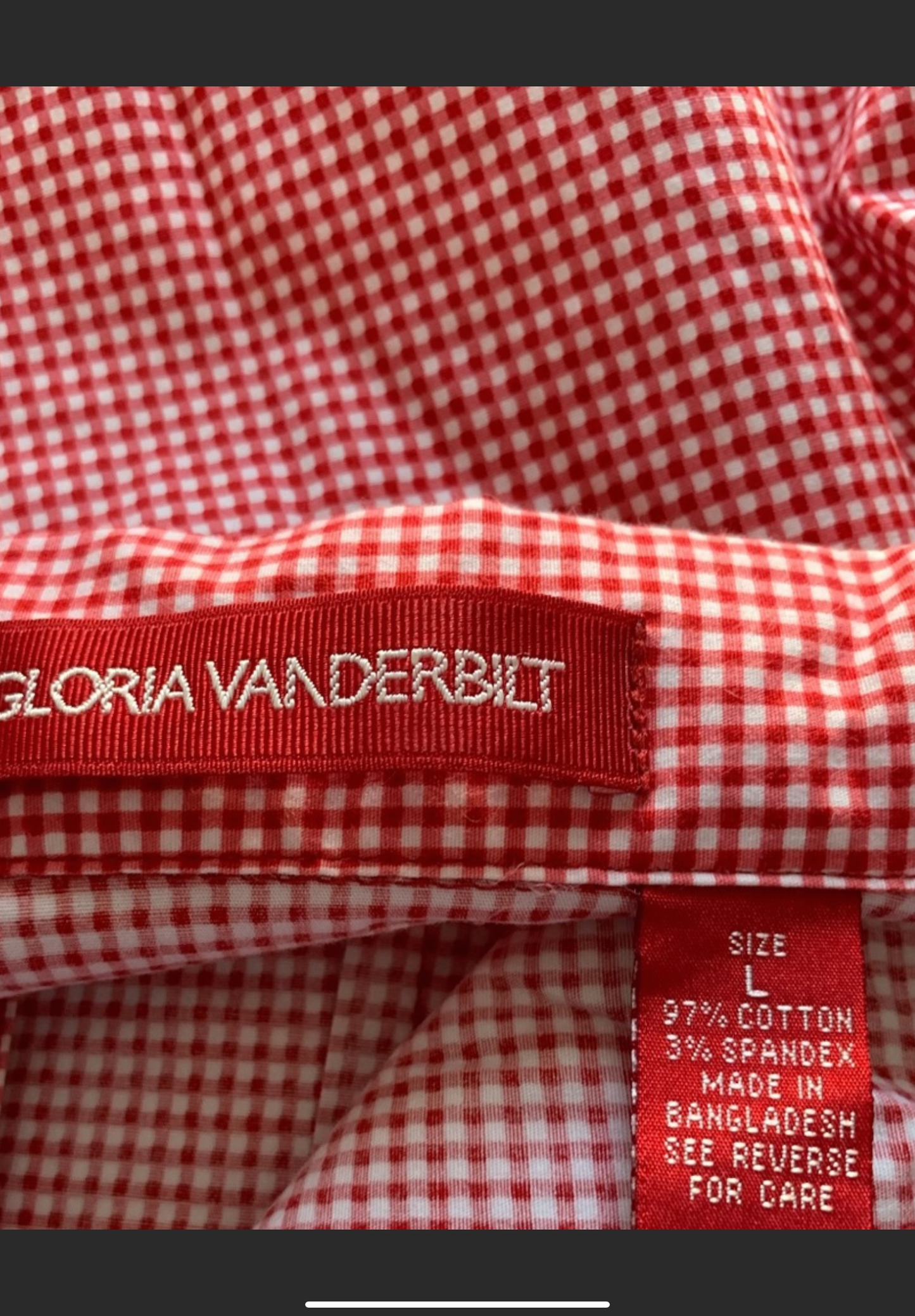 Gloria Vanderbilt Sleeveless Shirt