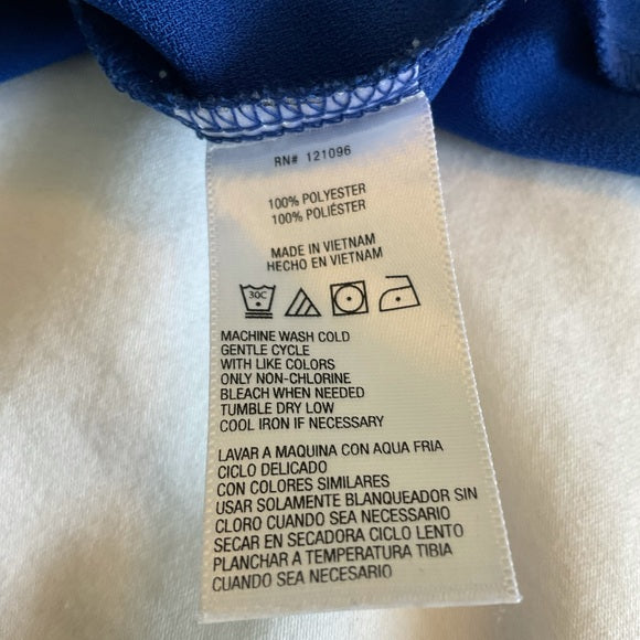 ABS by Allen Schwartz Royal blue s/s tank