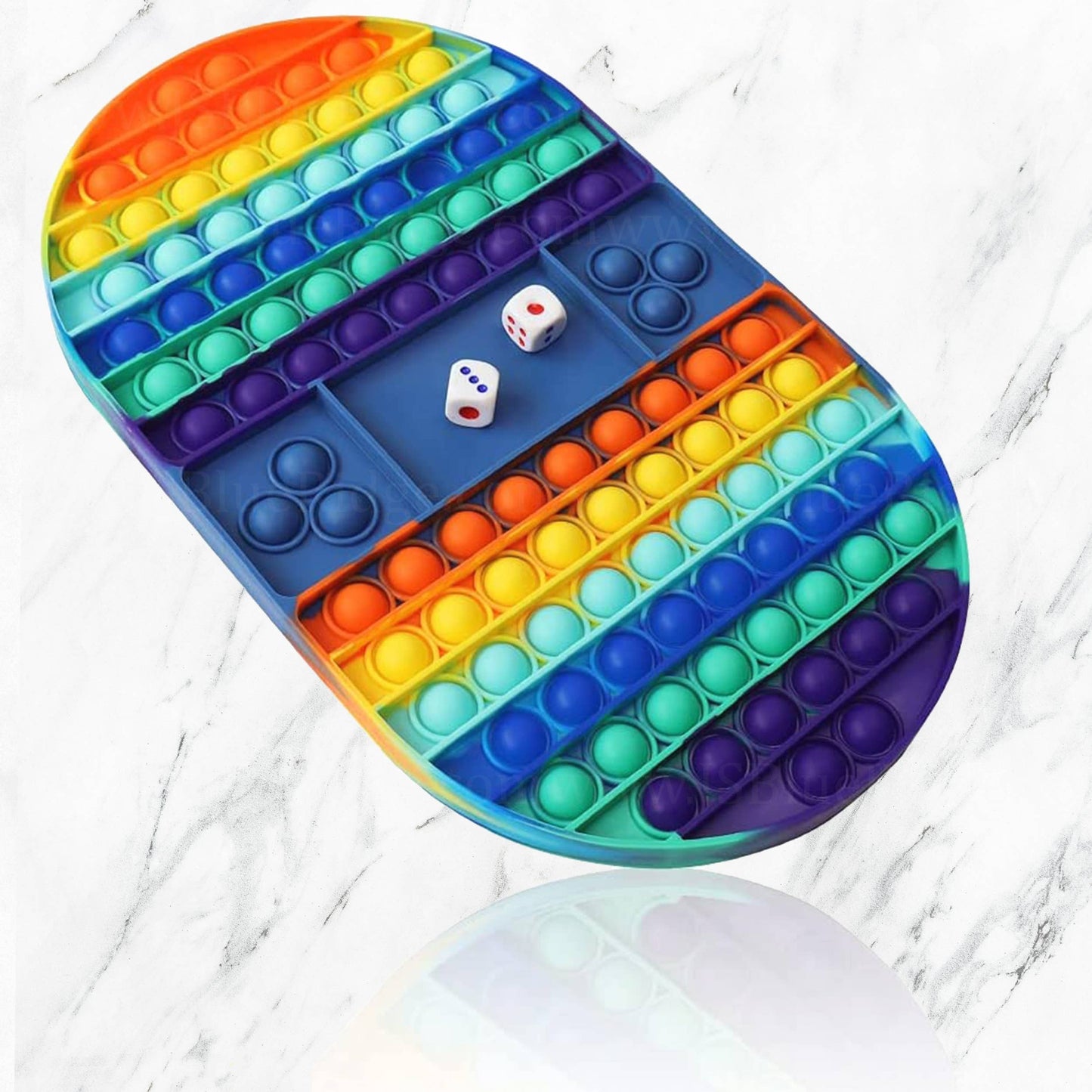 JSBlueRidge Toys - Rainbow Chessboard Pop it Fidget Toys For Kids