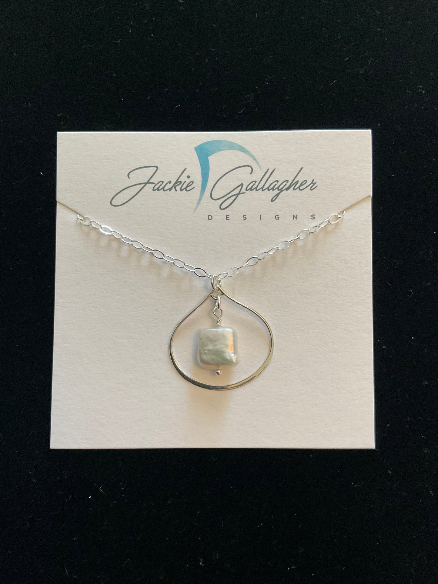 Teardrop Pearl Necklace