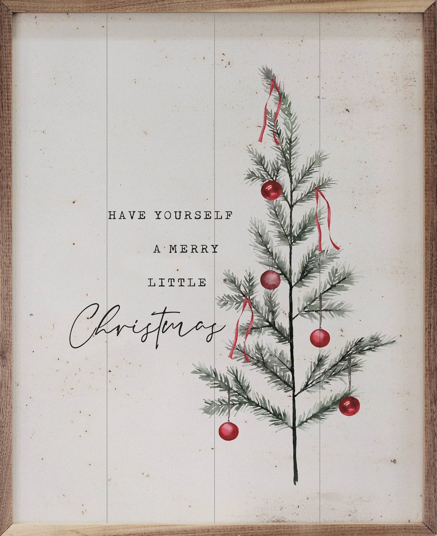 Kendrick Home - Have Yourself A Merry Little Christmas Tree Whitewash