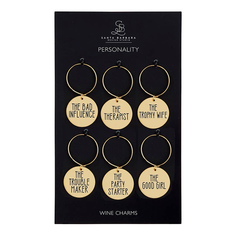 Creative Brands - Wine Charm Set - Personality