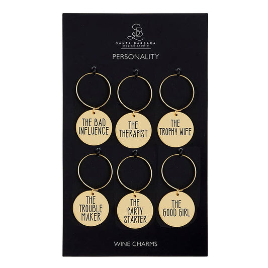 Creative Brands - Wine Charm Set - Personality