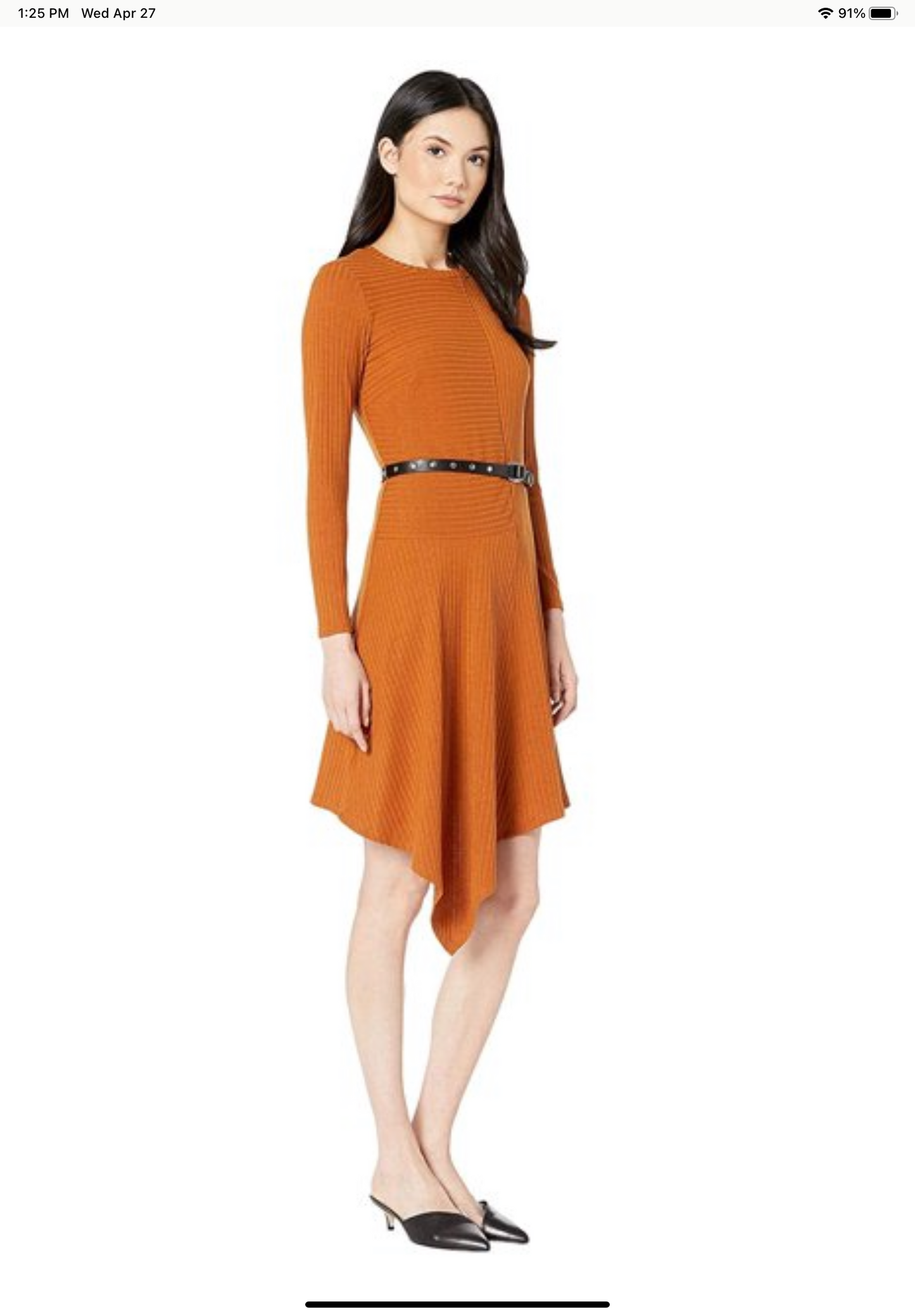 Sam Edelman Asymmetrical Knit Dress