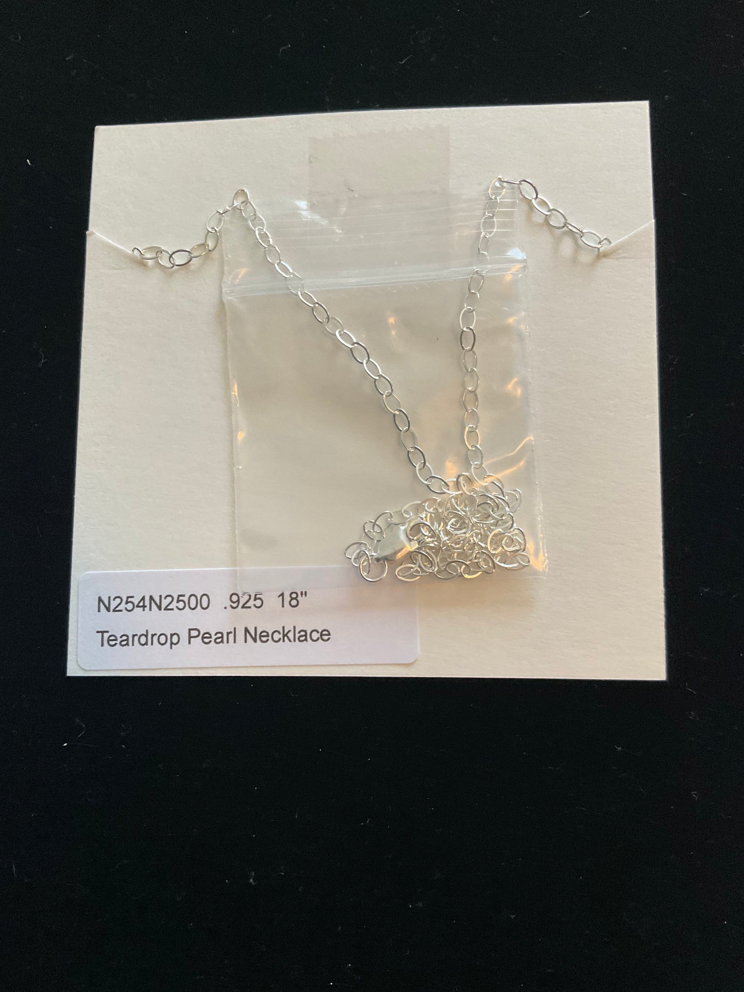 Teardrop Pearl Necklace