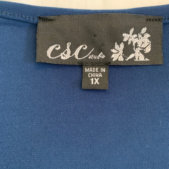 CSC Studio Sheer Long Sleeve Top