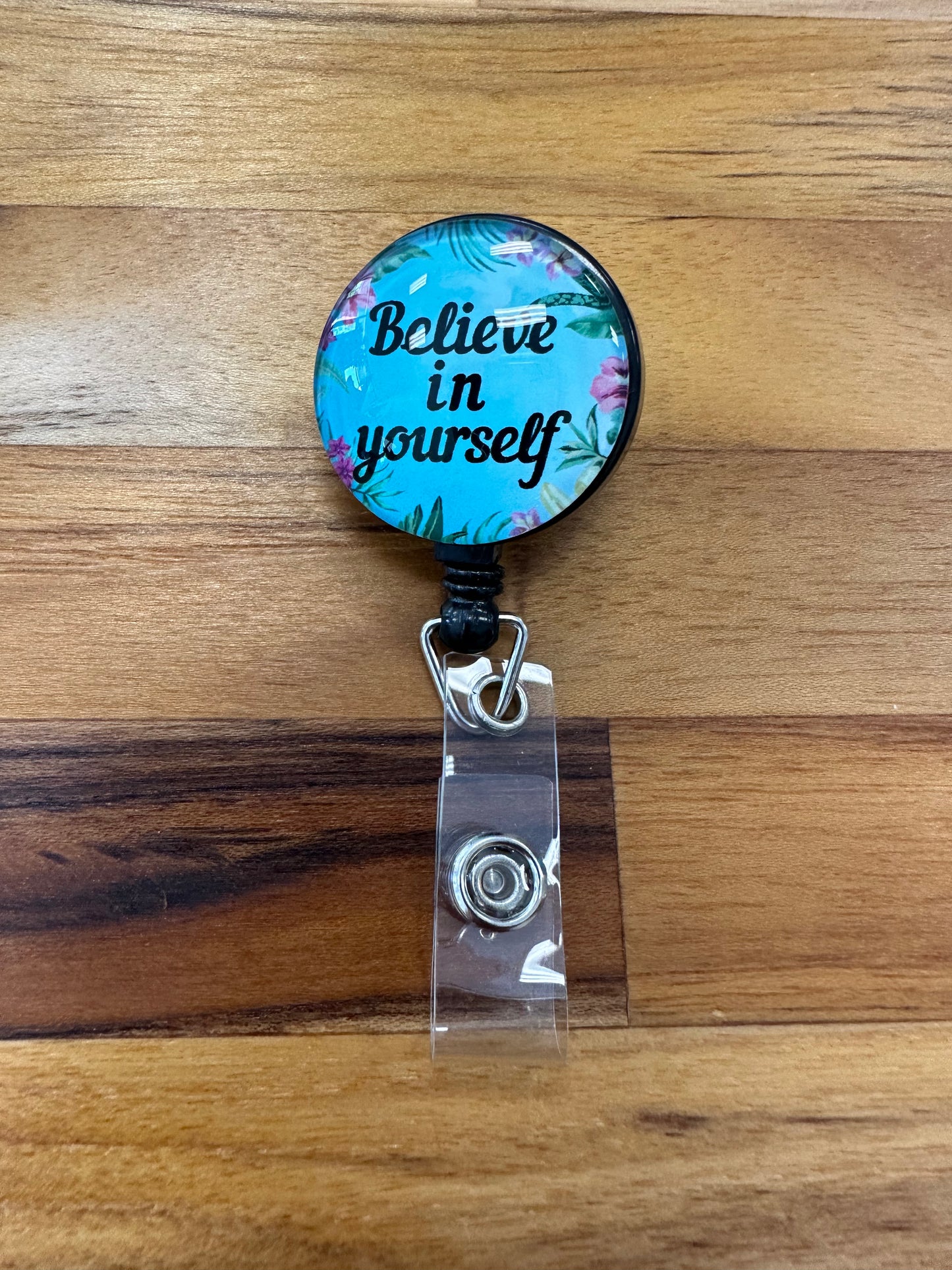 Believe in Yourself extendable ID card holder