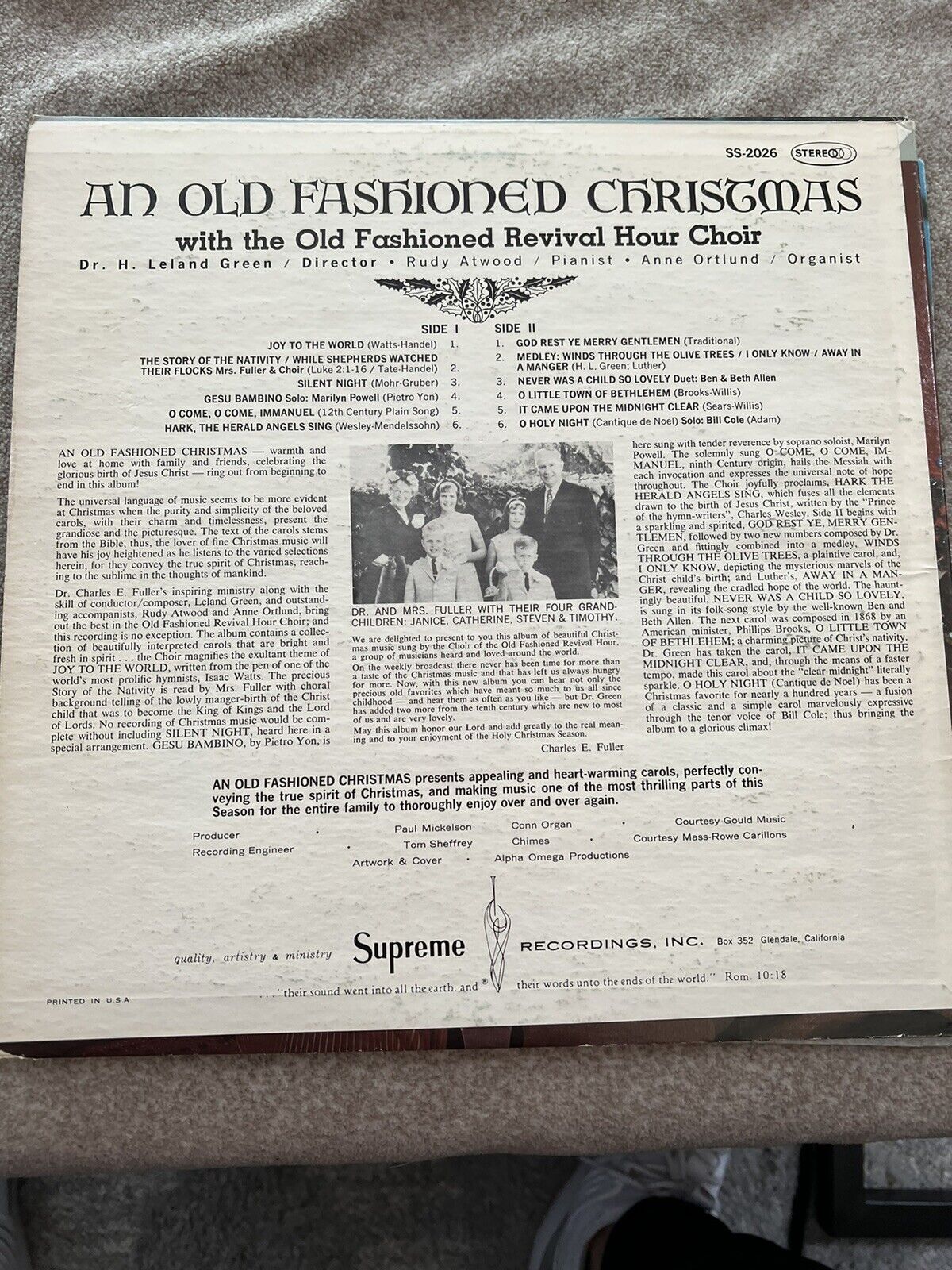 An old fashioned christmas