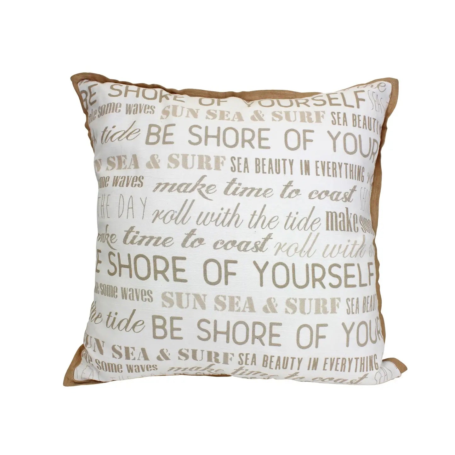 Tan Beach Pillow