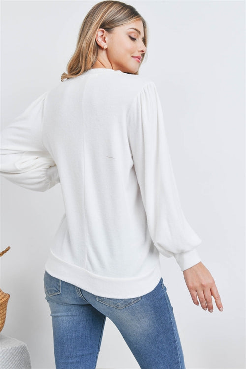 Perfect Peach mock neck