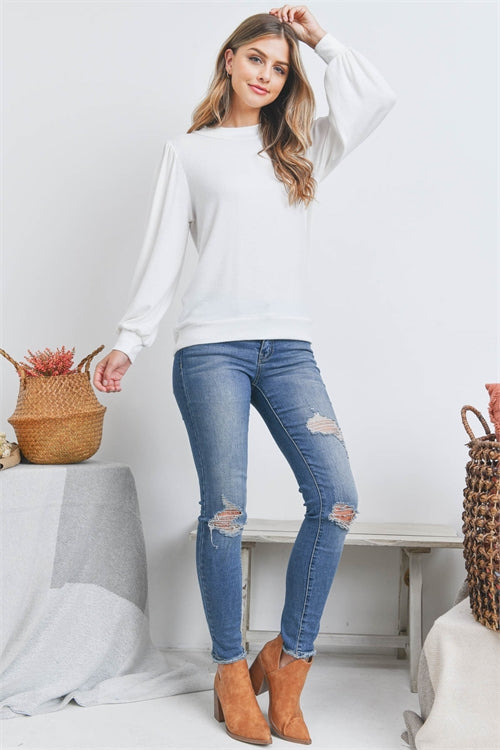 Perfect Peach mock neck