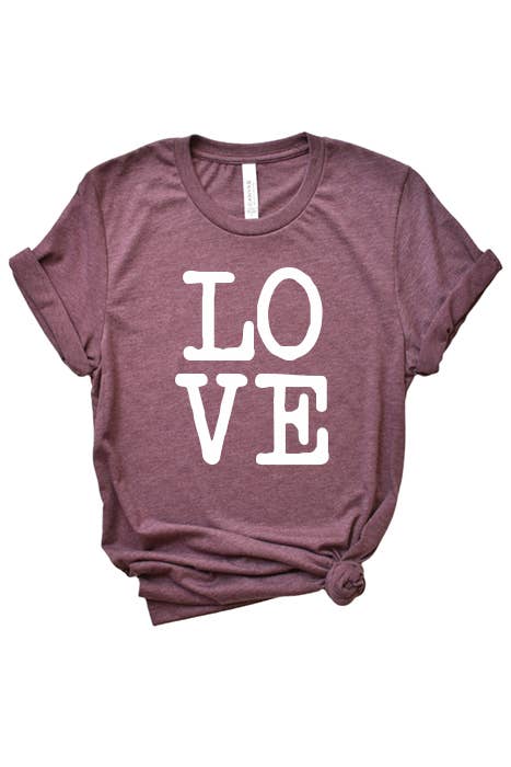 Wildberry Waves - Love Tee