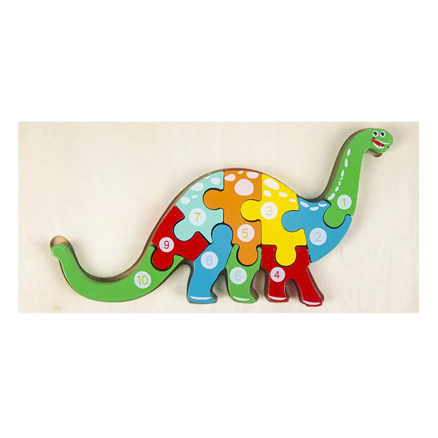 JSBlueRidge Toys - Dinosaur, Crocodile Giraffe, Numbered Puzzles Toy Stocking Stuffers Kids Toys