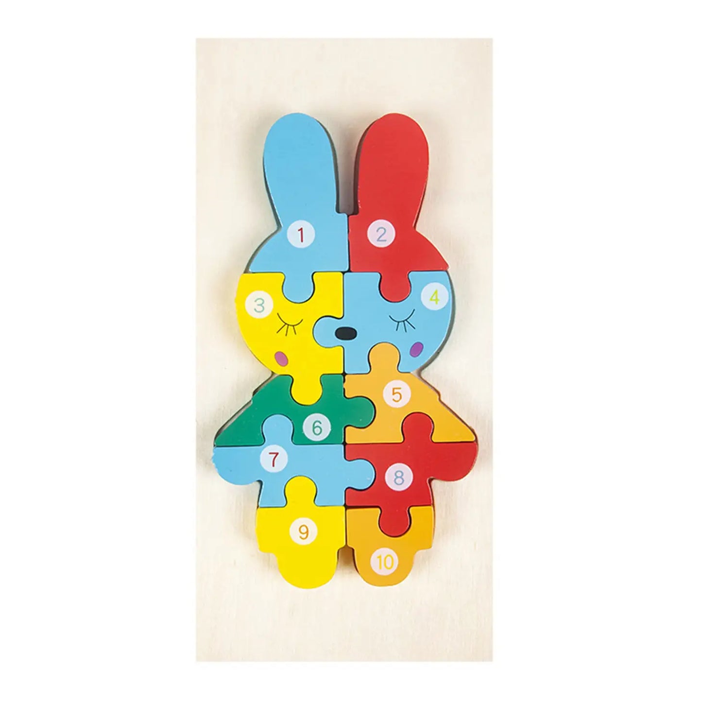 JSBlueRidge Toys - Dinosaur, Crocodile Giraffe, Numbered Puzzles Toy Stocking Stuffers Kids Toys