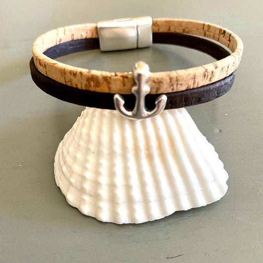 Jackie Gallagher Designs - Cork Bracelet - 2 Strand