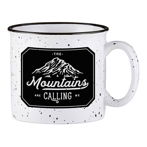 Creative Brands - White Campfire Mug - Mountains