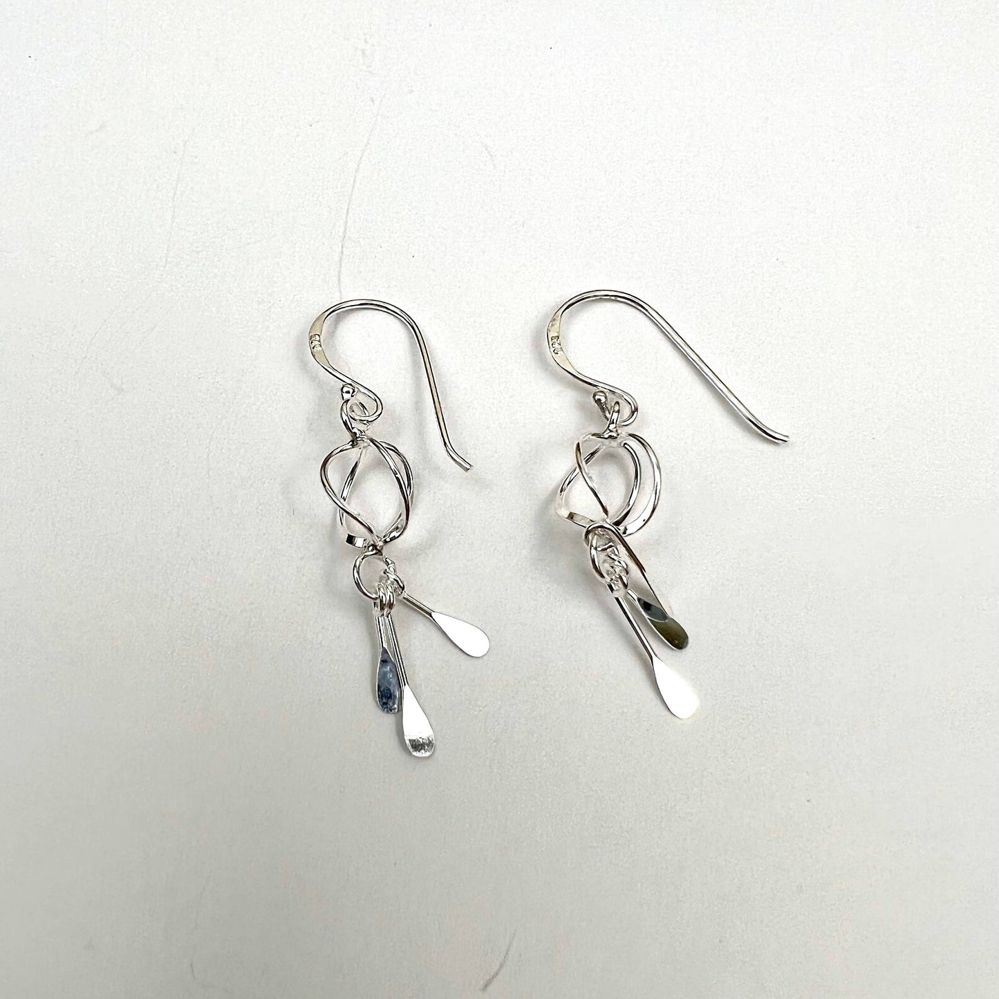 Jackie Gallagher Designs - Kaleidescope Sterling silver dangle earrings