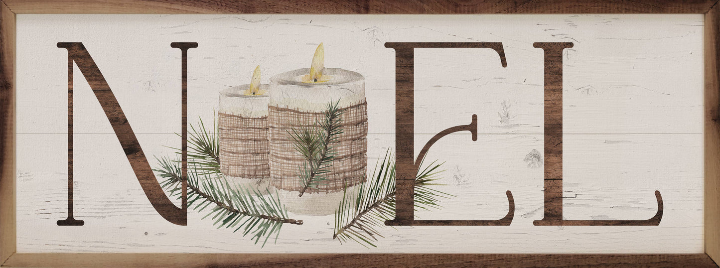 Kendrick Home - Noel Candles Whitewash