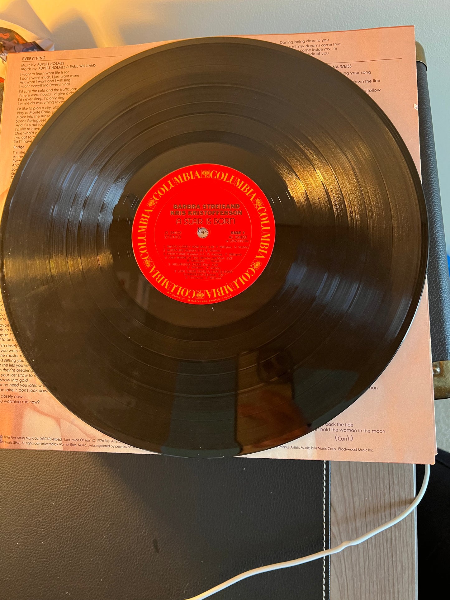 Streisand/ Kristofferson A Star is Born 1976 Columbia JS 34403 Vinyl LP