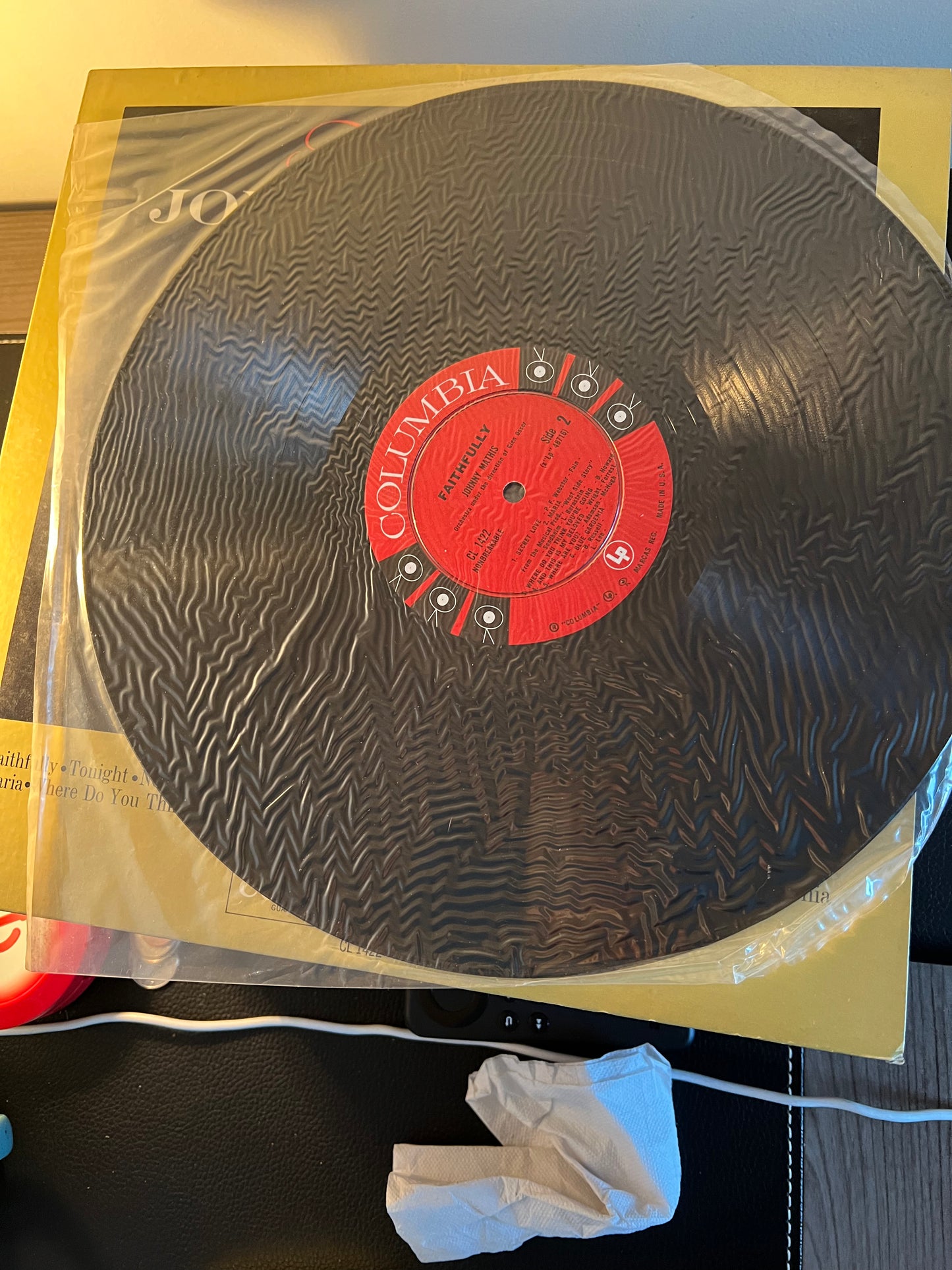 Johnny Mathis – Faithfully - 1959 Columbia CL 1422 Mono Vinyl LP  Mint