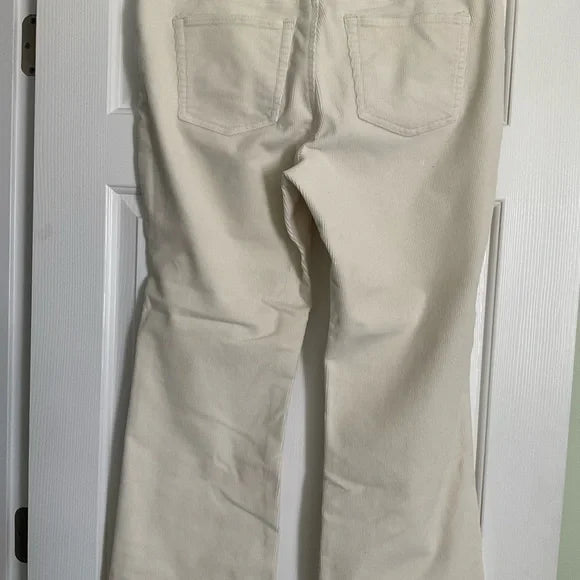 Chaps Cream Corduroy Pants