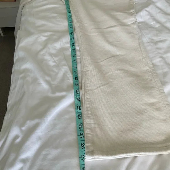 Chaps Cream Corduroy Pants