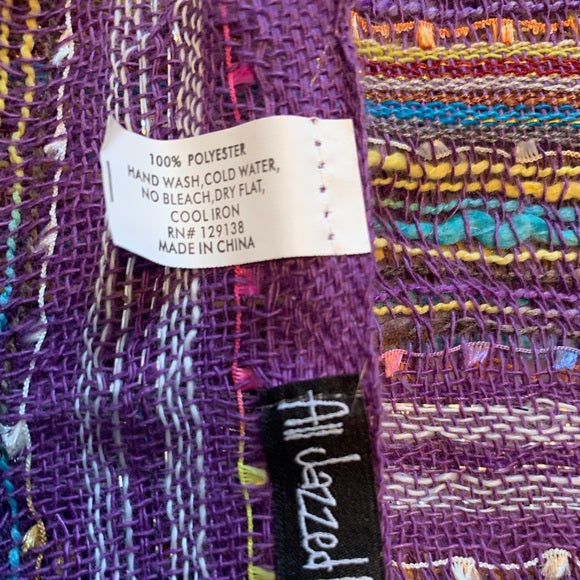Purple Scarf, gloves