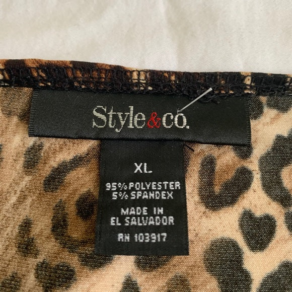 Style & Co Leopard print dress!