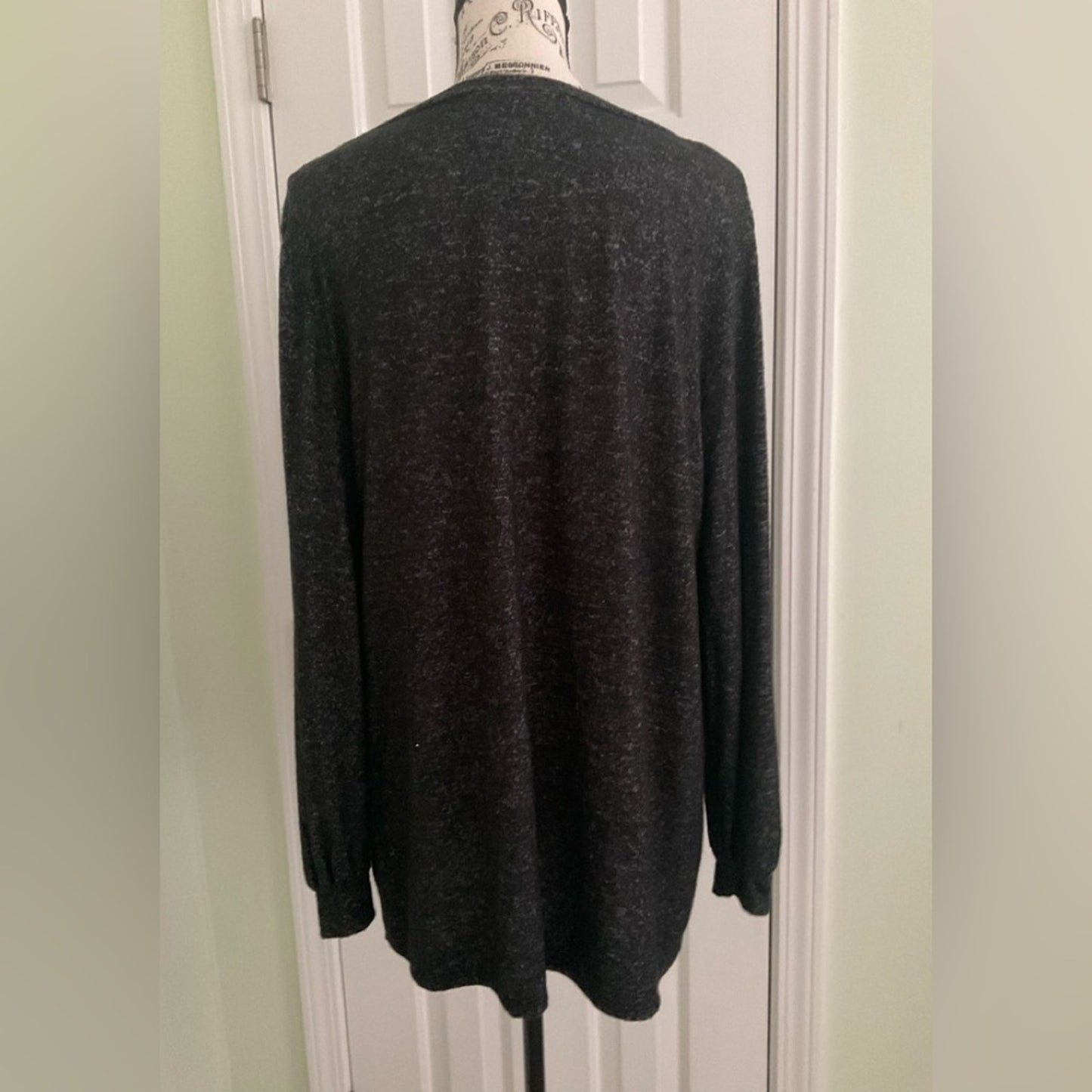 Perfect Peach Classic Black Sweater