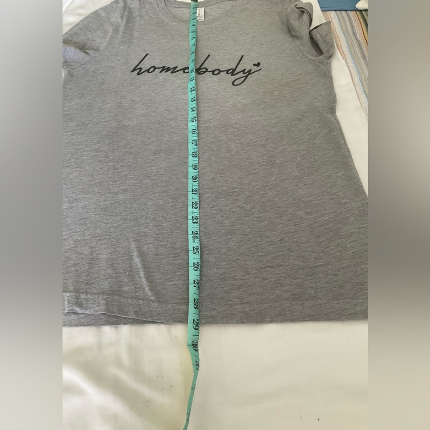 Bella Canvas Gray 'Homebody' Short Sleeve Tee