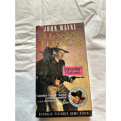 John Wayne Texas Terror VHS Tape