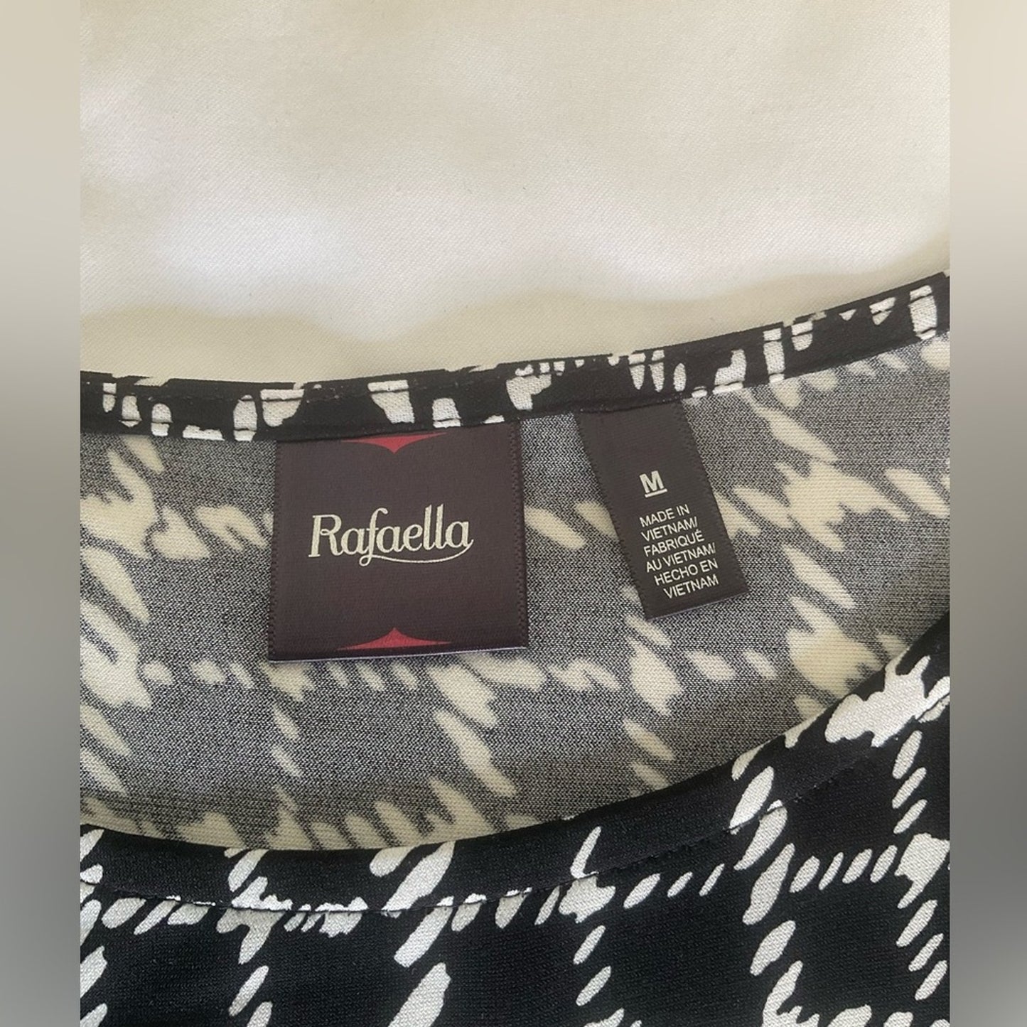 Rafaella Black and White Checked look Tunic
