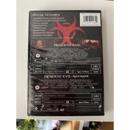 Resident Evil / Resident Evil: Apocalypse DVDs