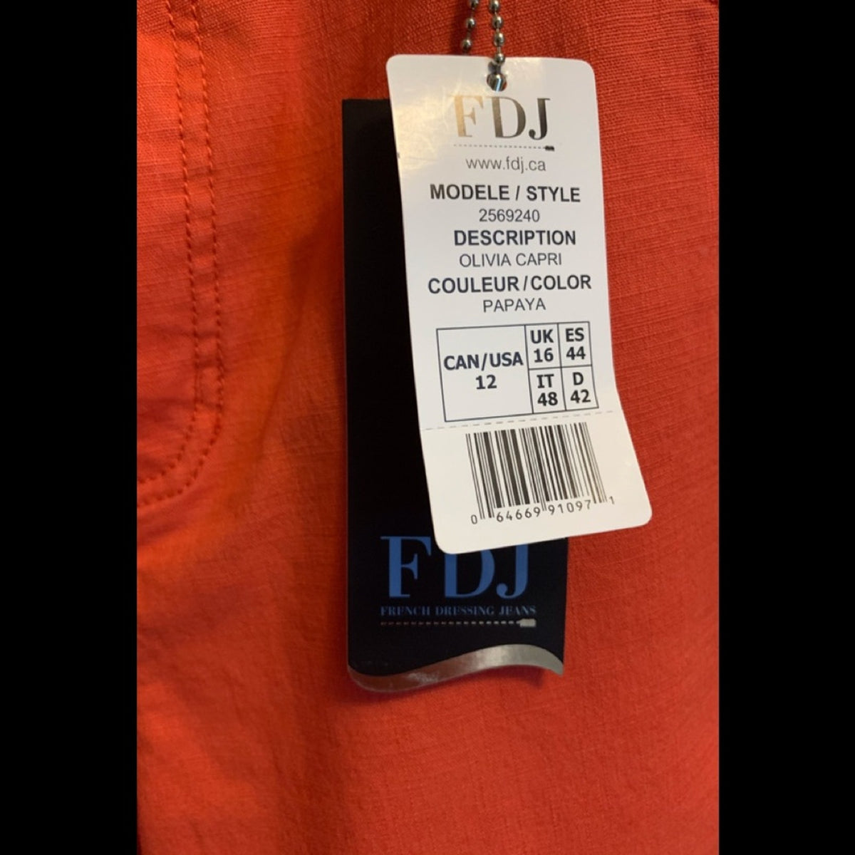 FDJ Capri pants