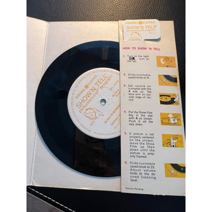 Show'N Tell Picturesound Program Alice in Wonderland WD 106 Vinyl LP Record
