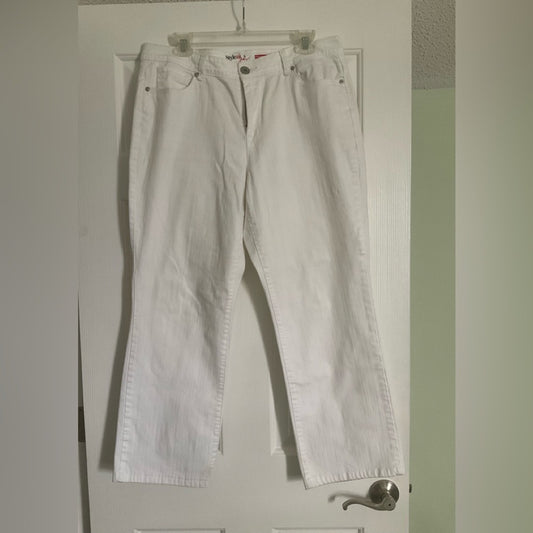 Style & Co. Women's White Ankle & Cropped Jeans
