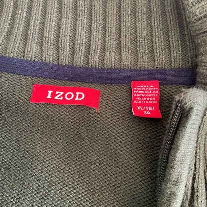 Izod Men’s 1/4 zip pullover sweater