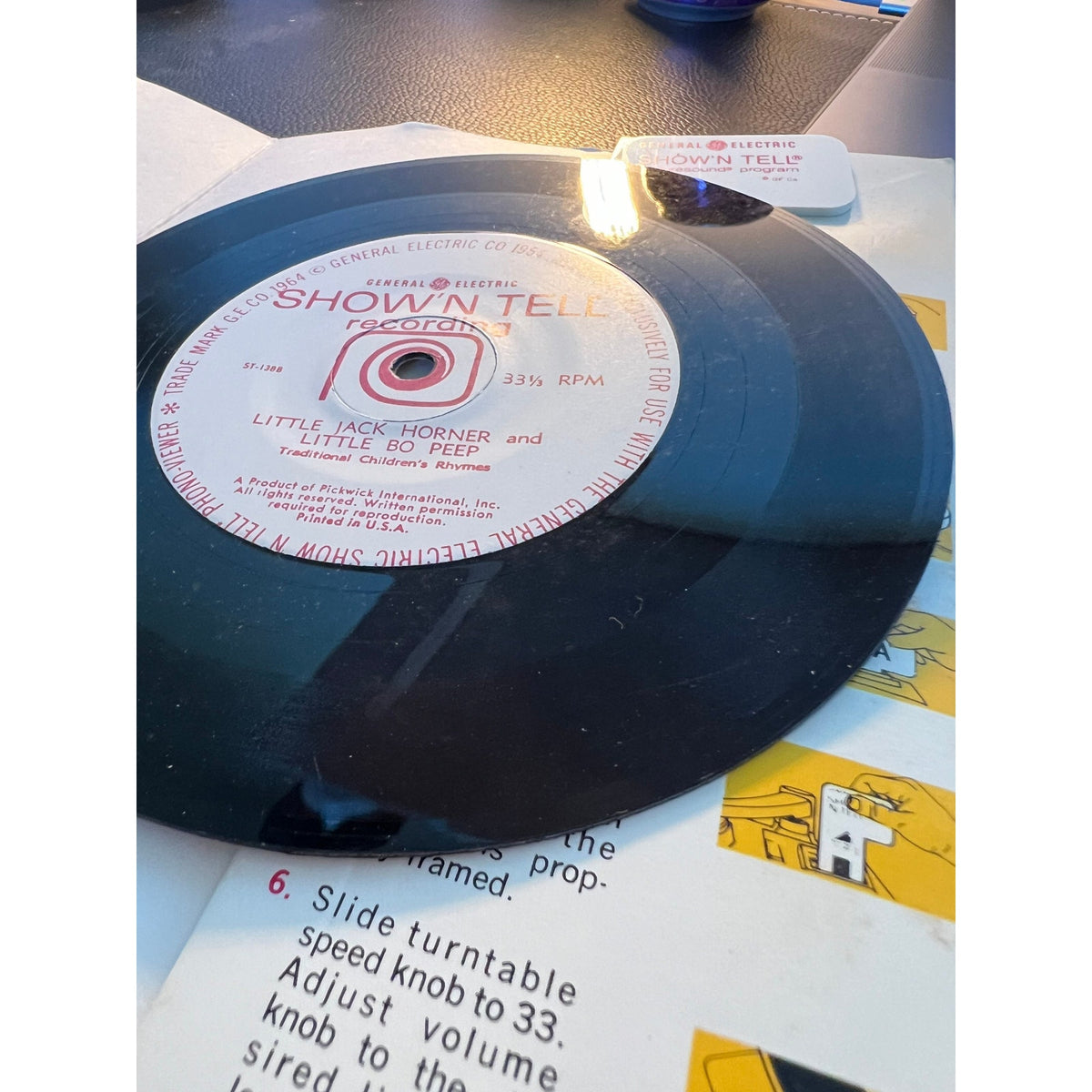 Show'N Tell Picturesound Program The Princess and the Pea ST-138 Vinyl LP Record